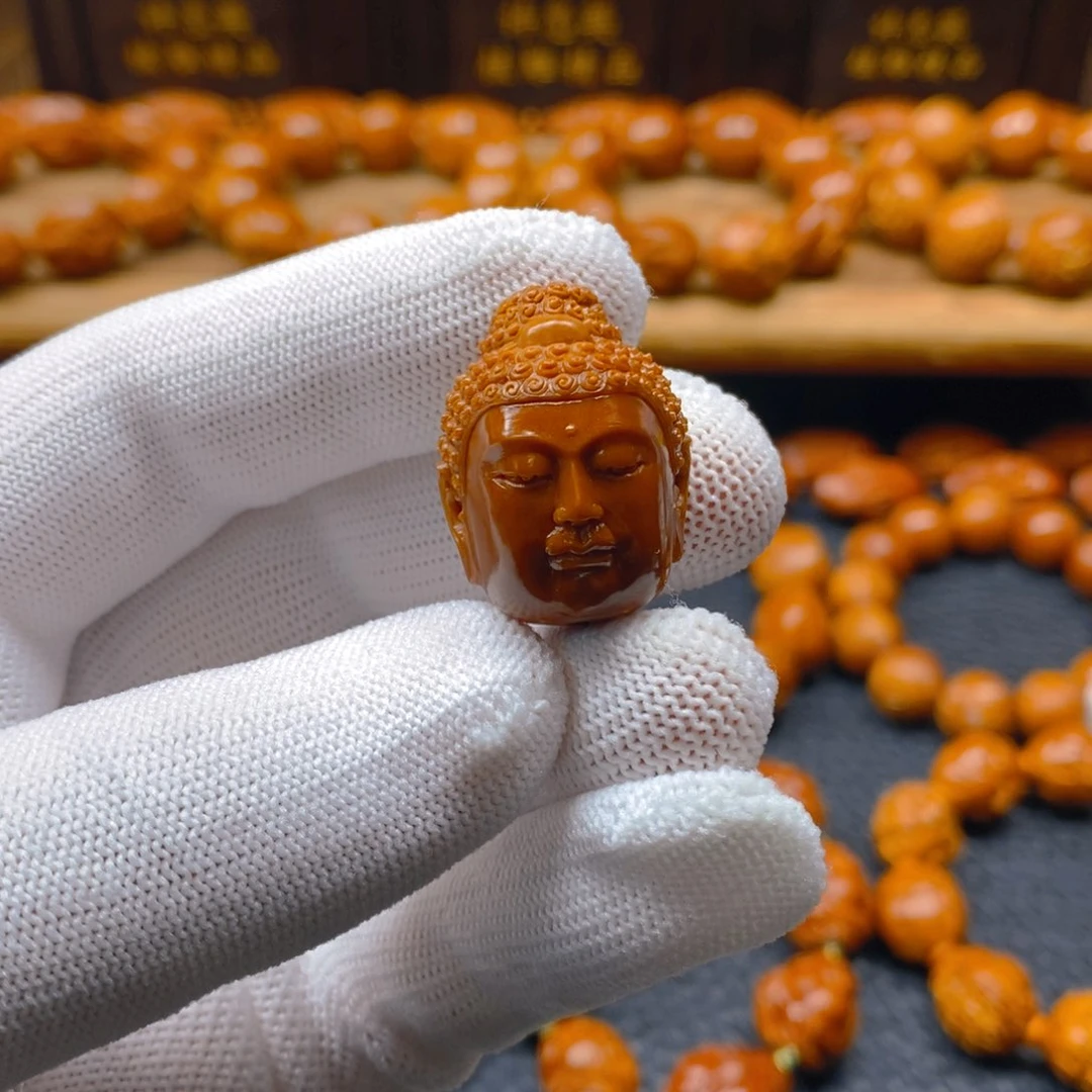 手串/手链橄榄核许静健2.1大日如来佛头
