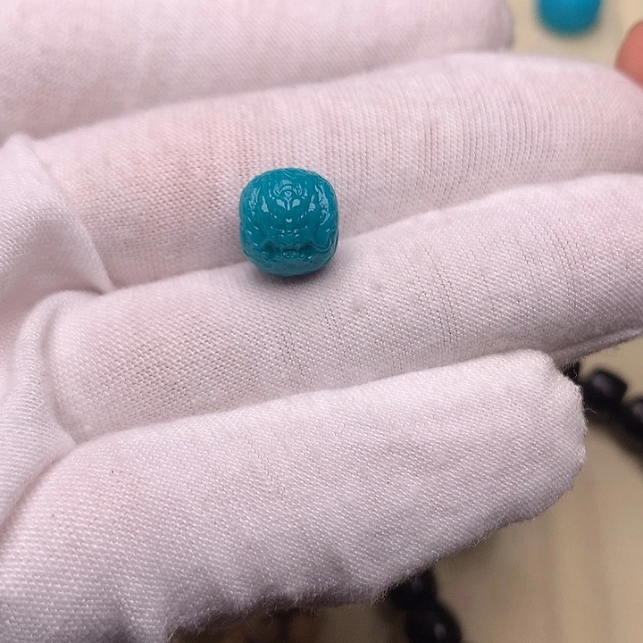 绿松石未镶嵌绿松石龙老型10