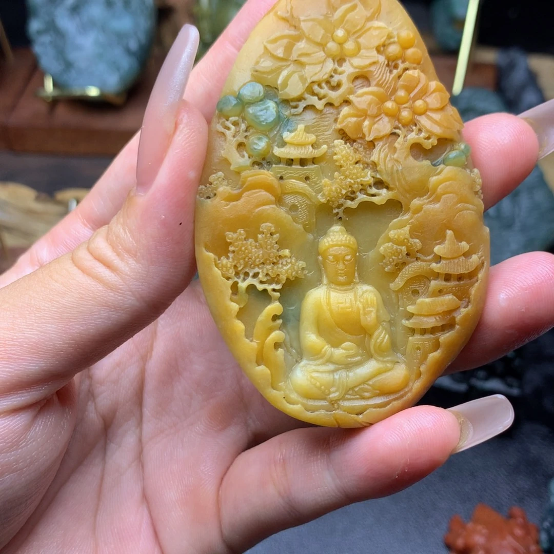 妙***缘定制翡翠未镶嵌翡翠
