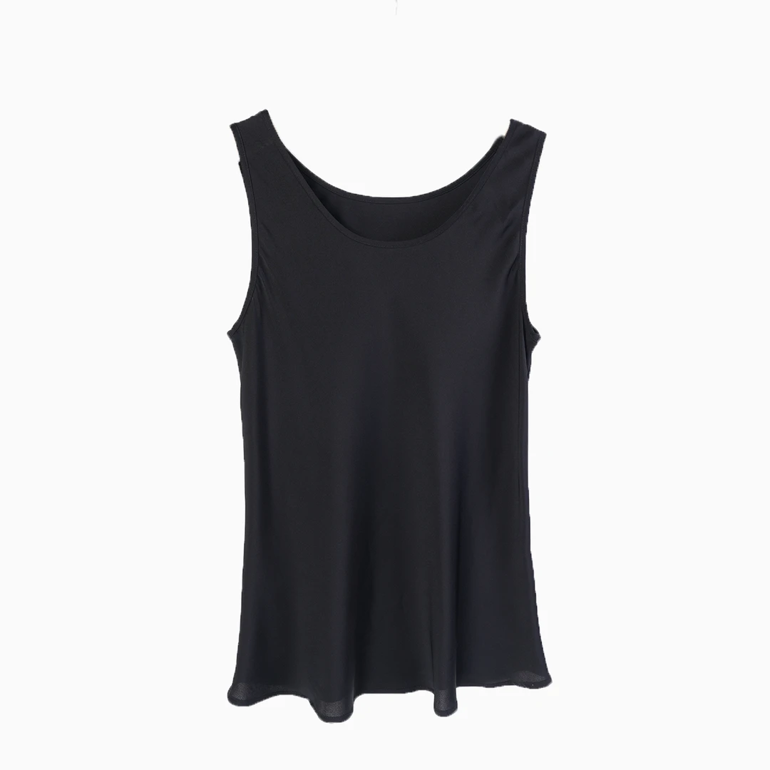 莲遇曦25新款真丝宽肩背心