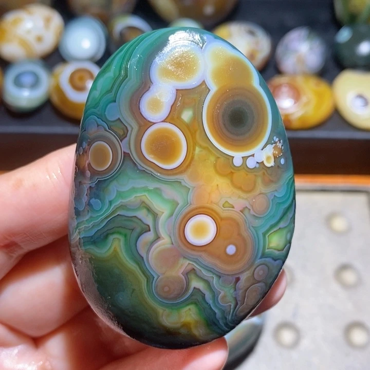 未镶嵌玛瑙/玉髓珠宝半成品26