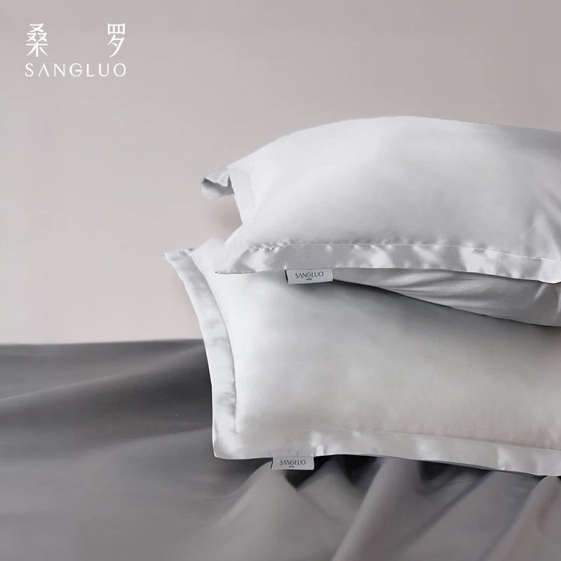 桑罗重磅19mm丝棉缎轻奢枕套