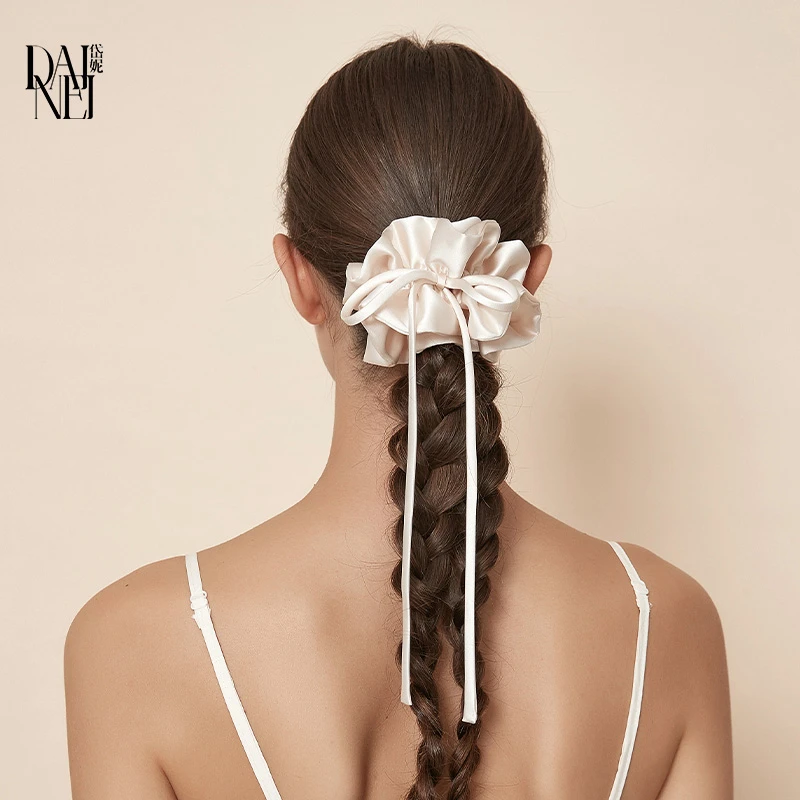 【笑笑专属】DAINEI岱妮都市星光飘带发圈女猪肠发绳丸子头马尾发饰