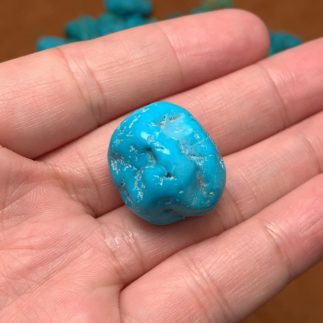 绿松石珠宝奇石未镶嵌忍**敌