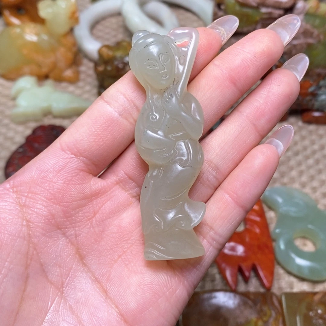 白玉菩提吊坠白玉菩提白玉菩提摆件