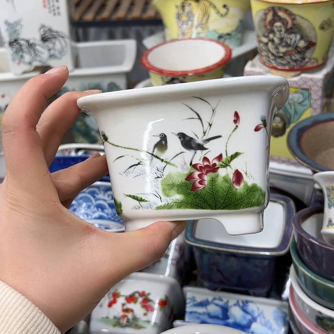 花盆紫砂581号瑕疵13/9cm