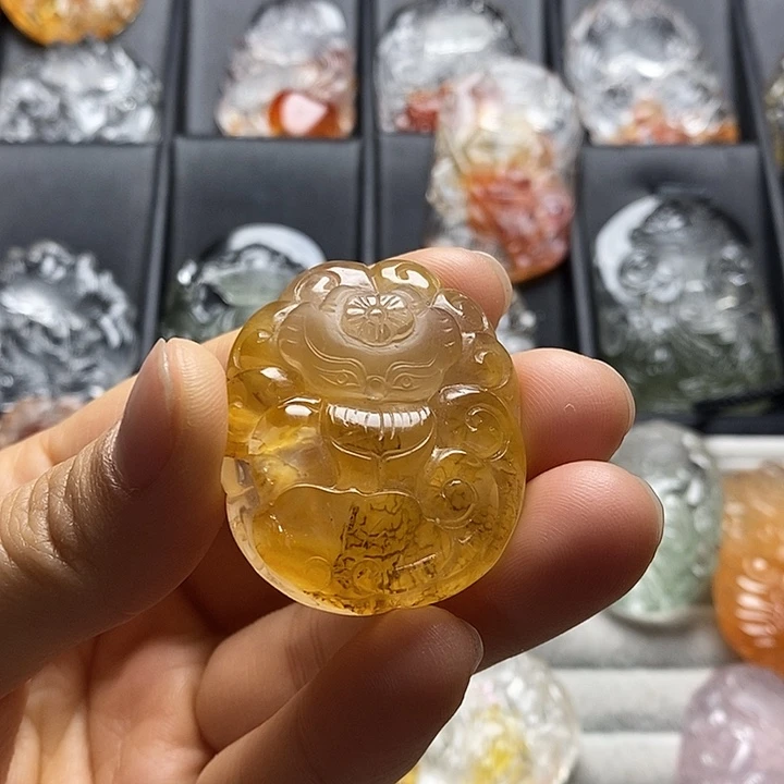 颈饰未镶嵌水晶水晶吊坠