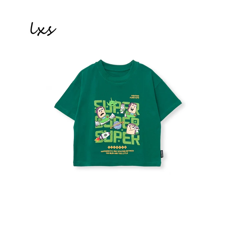 舅舅严选童装夏季男童韩版卡通动漫百搭时尚宽松儿童短袖C88986