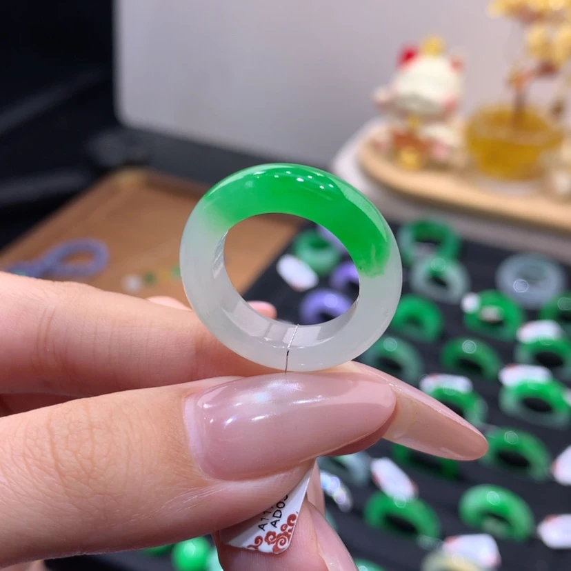 【闪购商品】未镶嵌戒指翡翠14-15