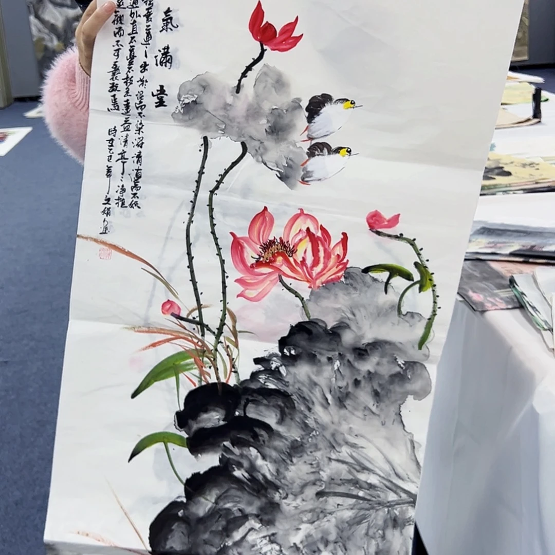 国画事事顺心如意万事如意