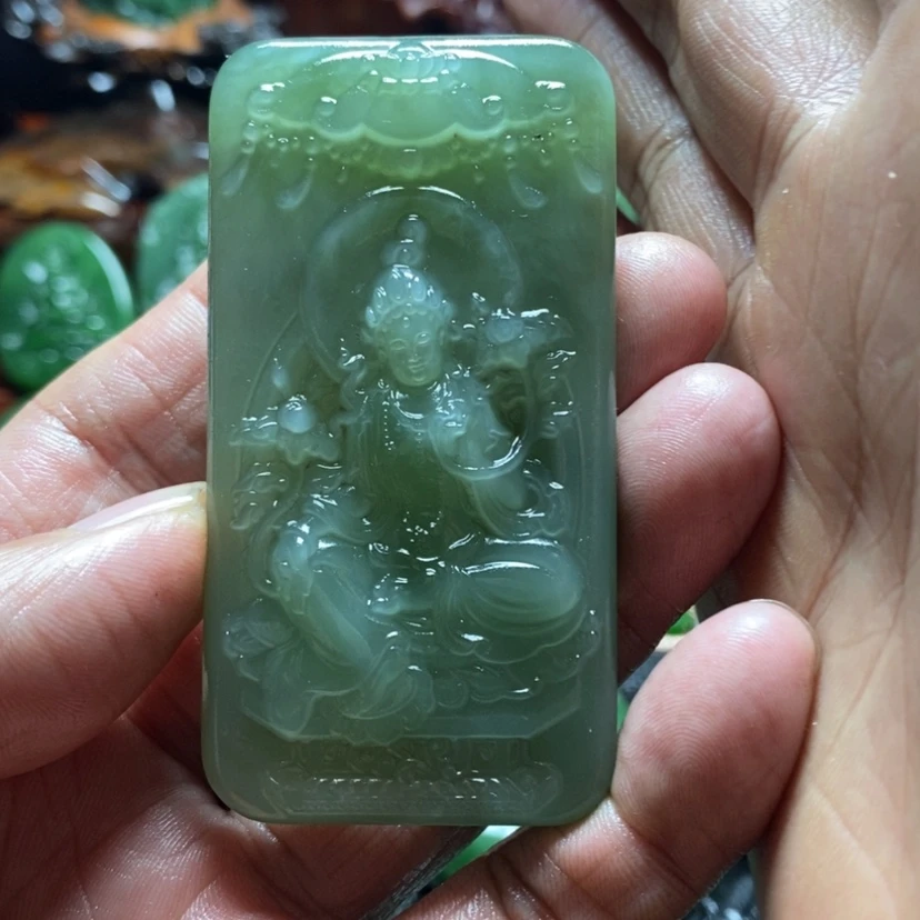 【闪购商品】和田玉（碧玉）挂件未镶嵌