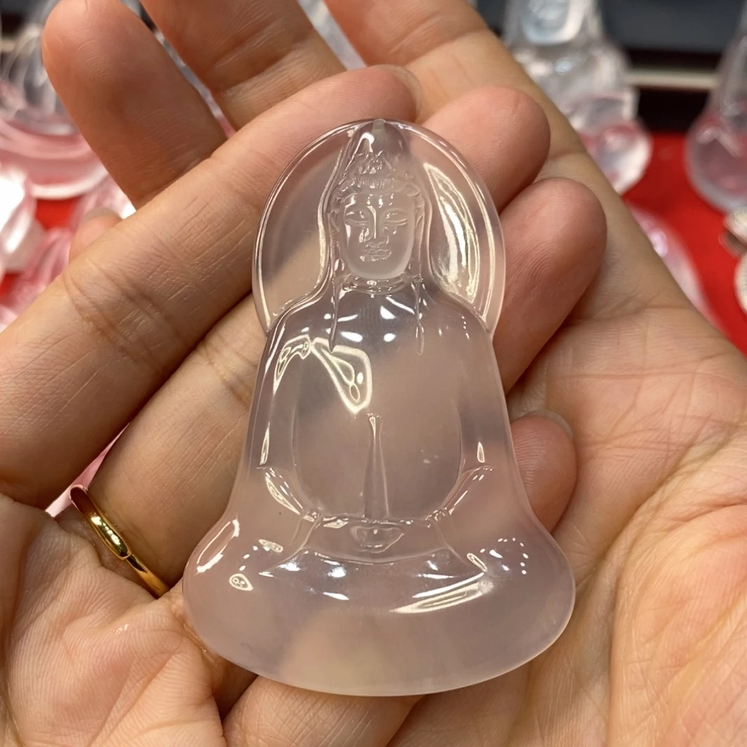 石英质玉未镶嵌吊坠