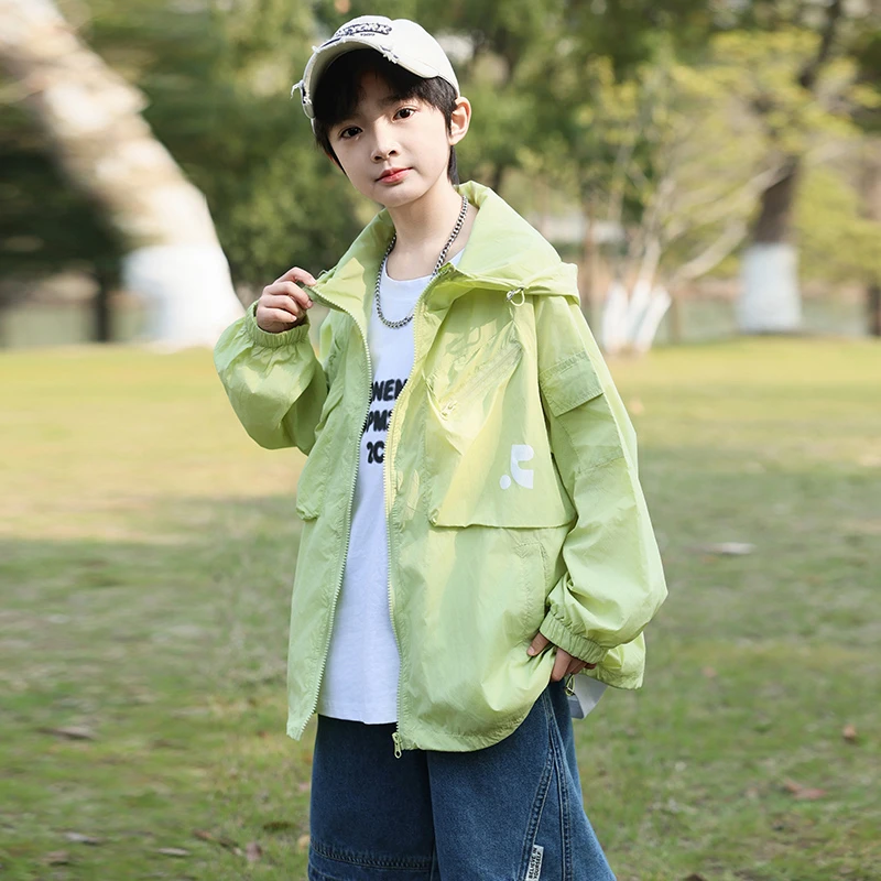 童装男童防晒衣夏装外套2025新款儿童薄款夏季夏款中大童防晒服潮