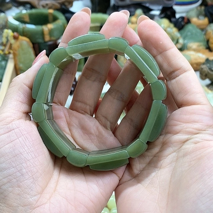 未镶嵌手链和田玉超***～