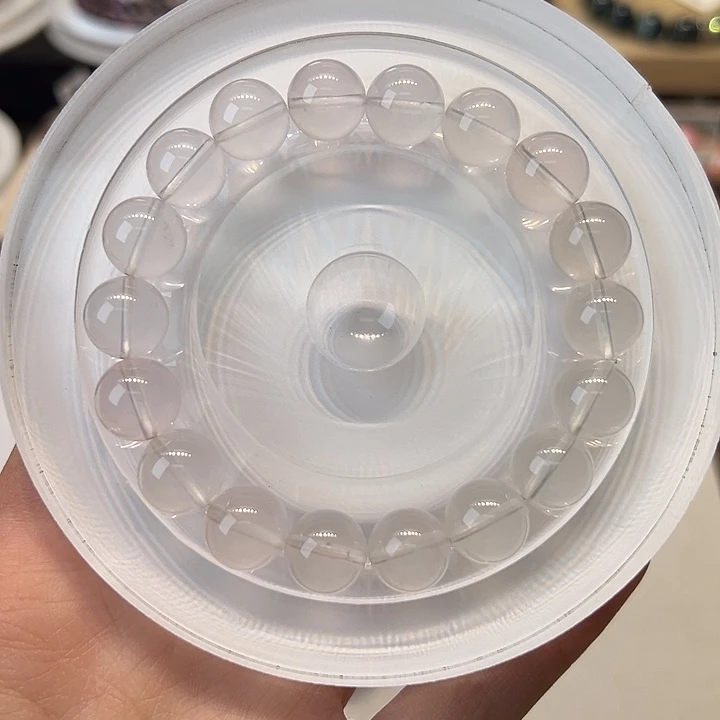 水晶未镶嵌手链918奶白晶