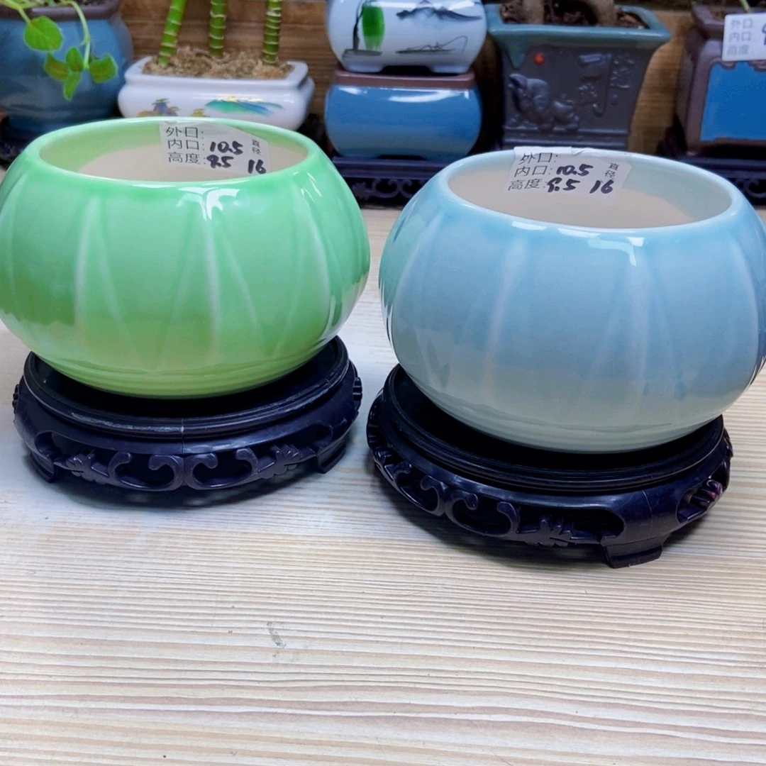 瓷片陶瓷花盆陶瓷艺术