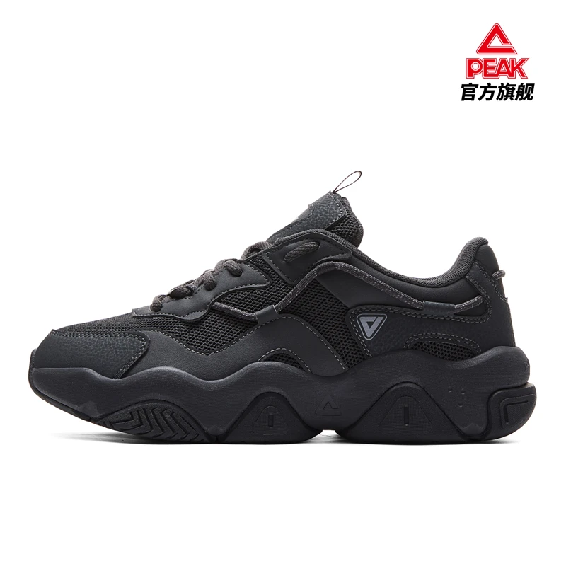 【暗灰升级款】匹克小胖鞋2.0|休闲鞋复古厚底运动老爹鞋-DE510147