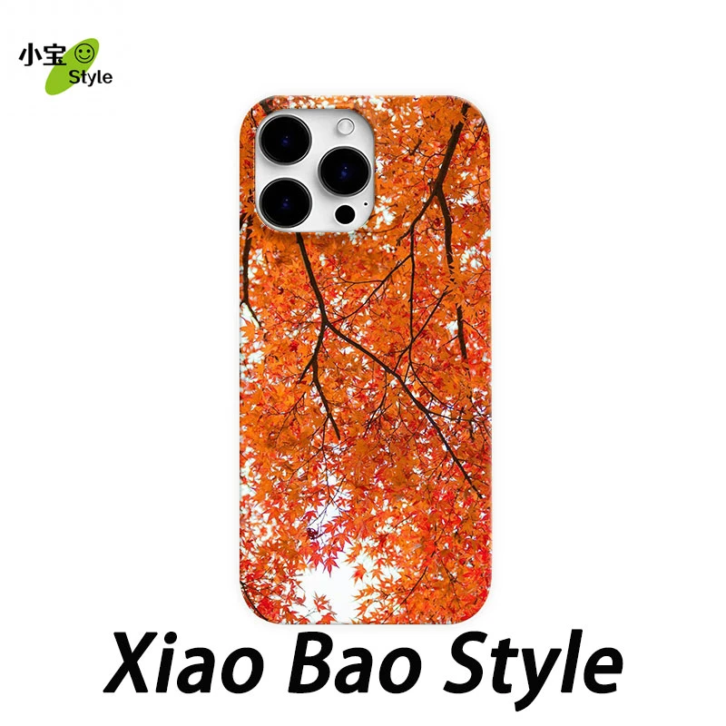 枫叶适用于苹果15pro手机壳iphone16promax小众14创意13pro/12pro