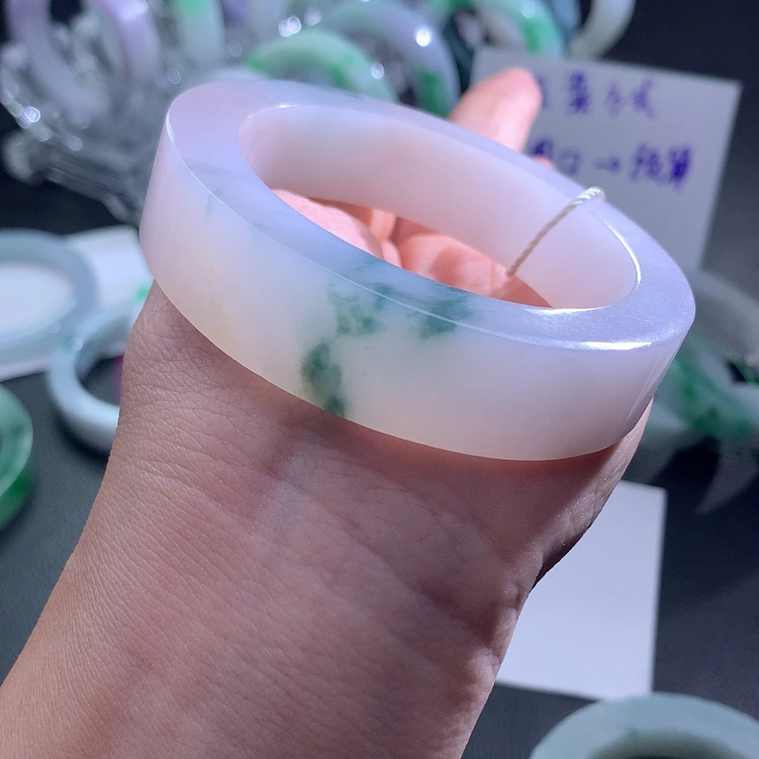定制翡翠未镶嵌翡翠56-59宽轮胎