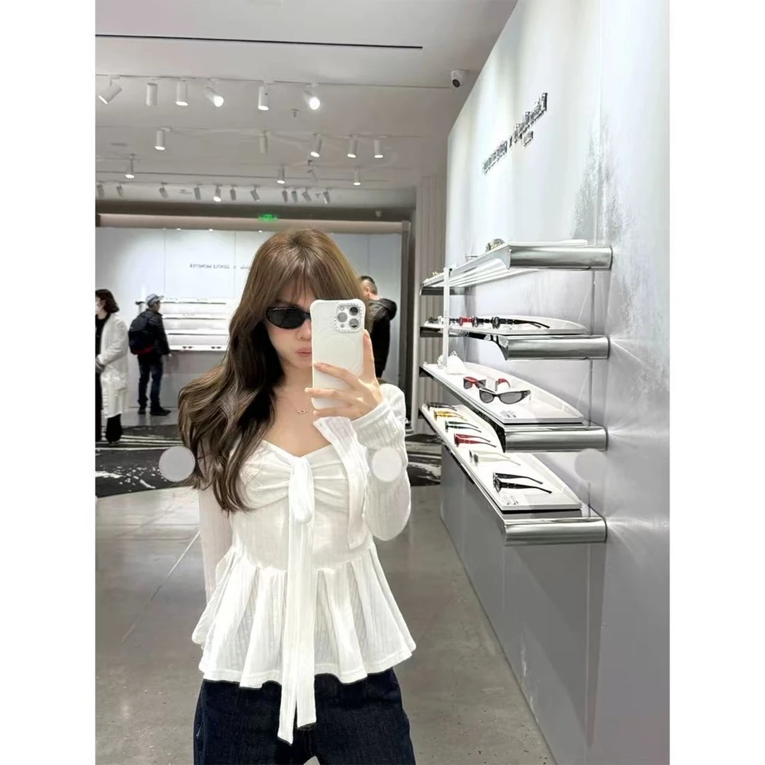 徐秋阳  纯白手信 秋季新款百搭时尚显白吊带+开衫13388*9953