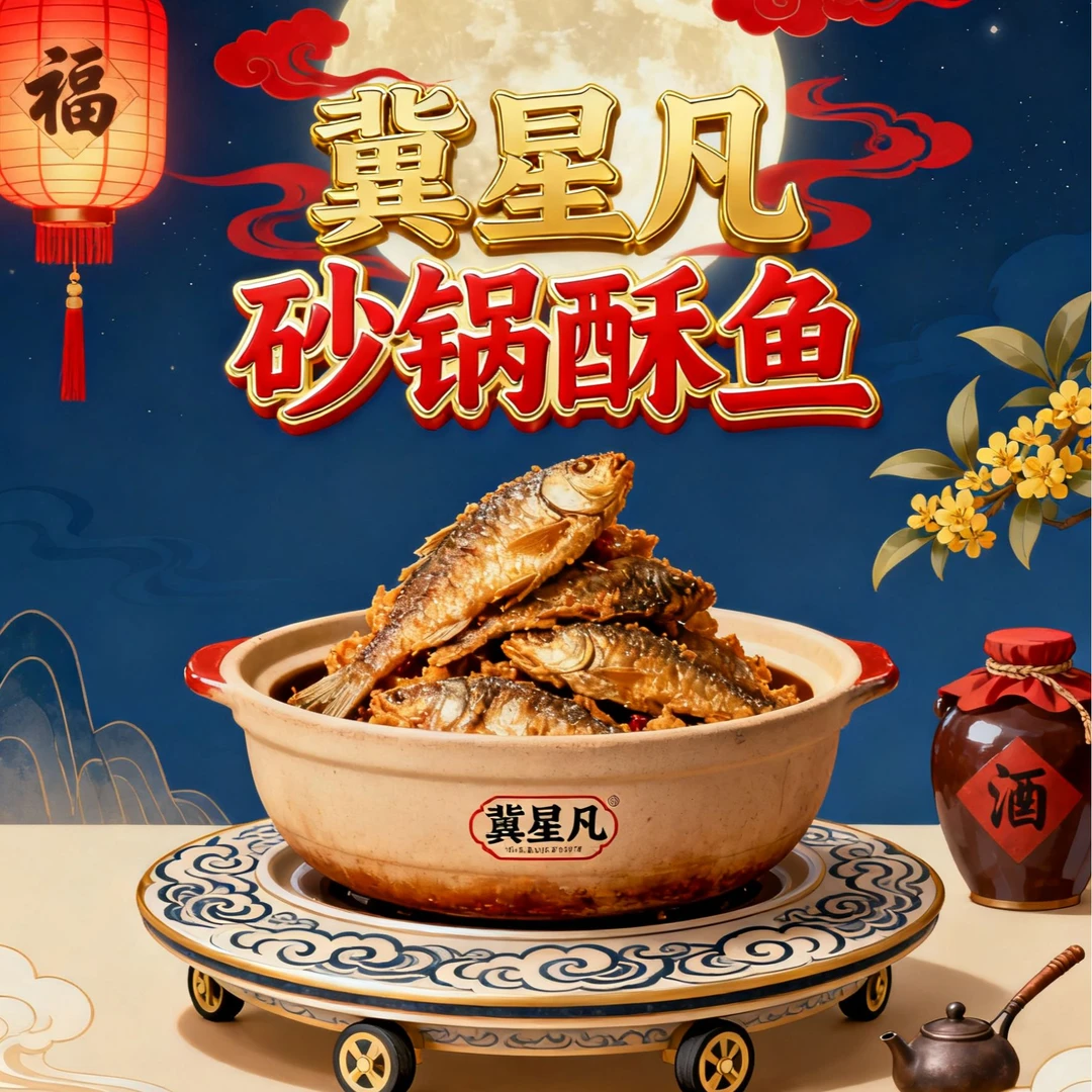 【武昌鱼】下酒菜酥鱼星凡食品红烧鱼食用特产酥鱼糟鱼