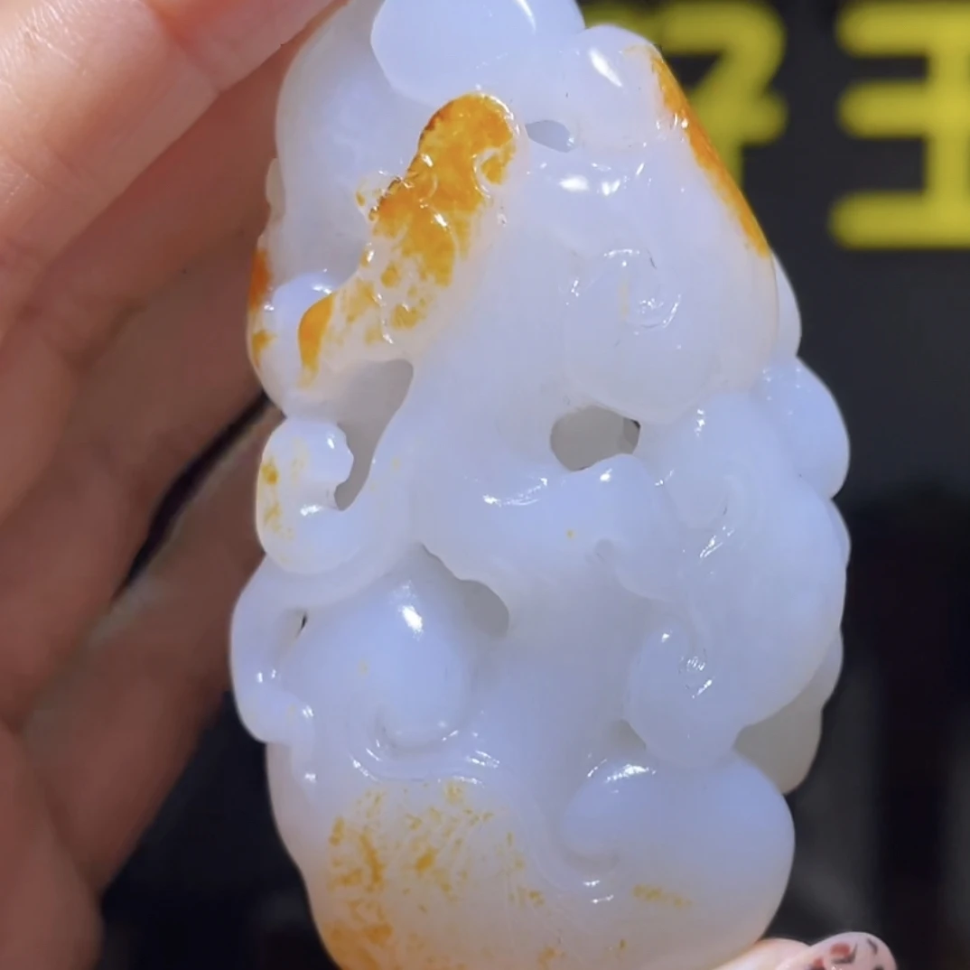 和田玉手把首饰珠宝拍一发一