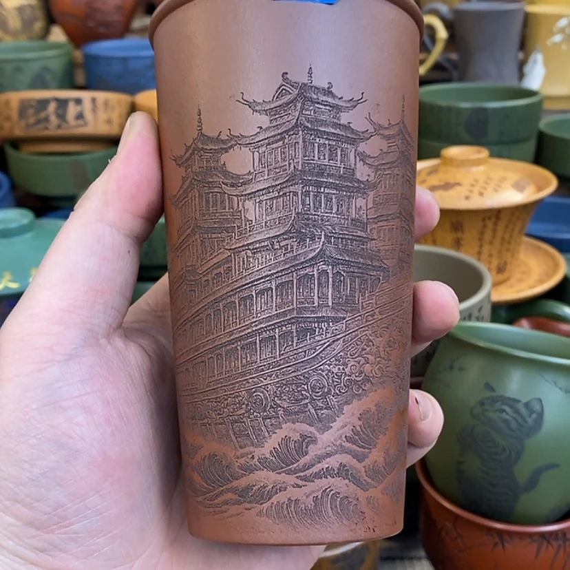 【闪购商品】紫砂杯子宜兴全手工紫砂杯