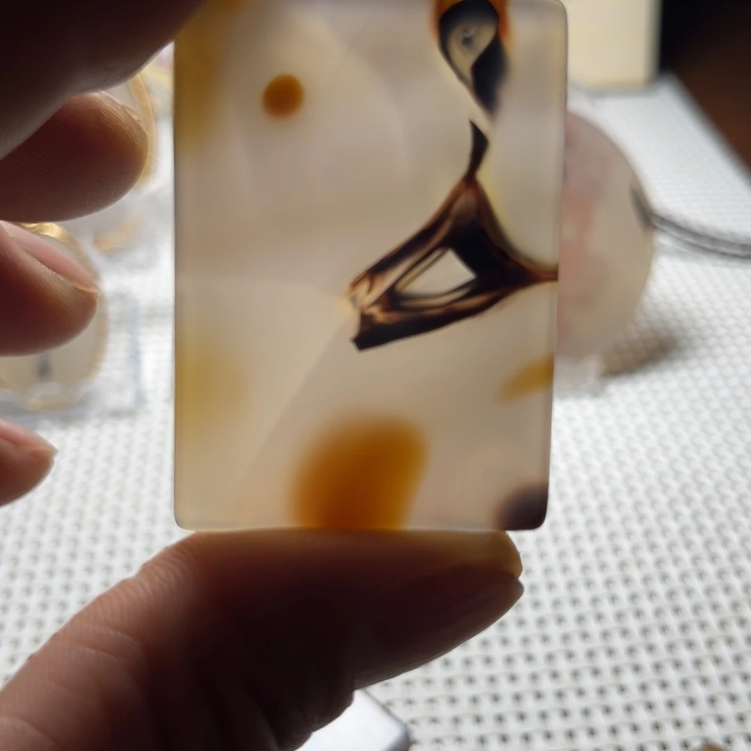 玛瑙/玉髓未镶嵌吊坠(不含链)