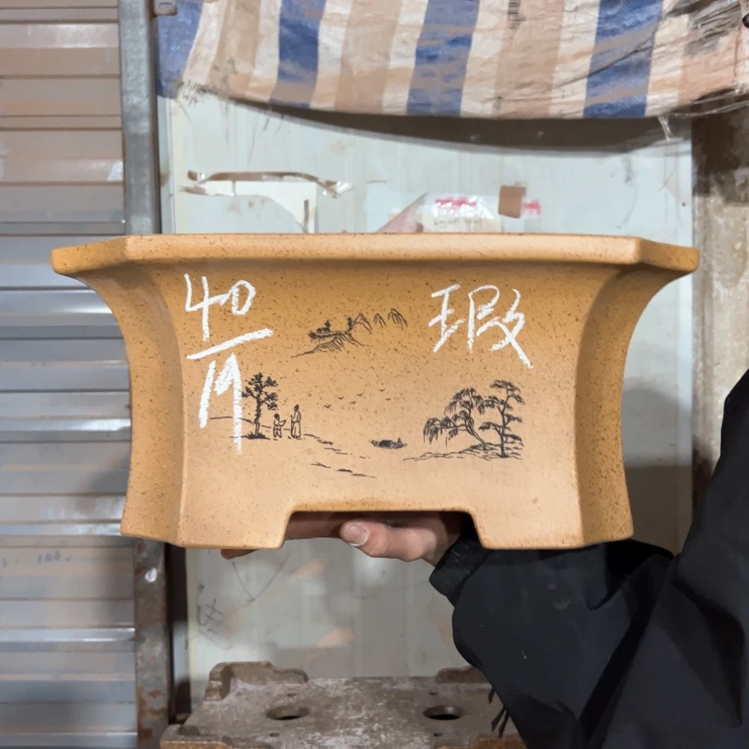 紫砂花盆紫砂花盆