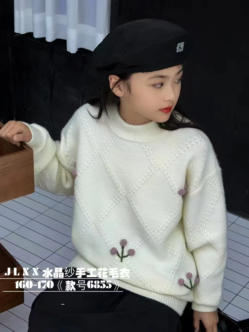 女童款常规款扣子款拉链款毛衣