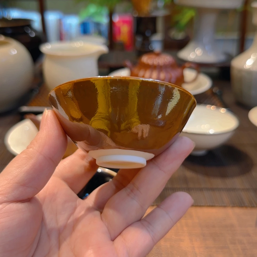 酱定撇口斗笠盏666666