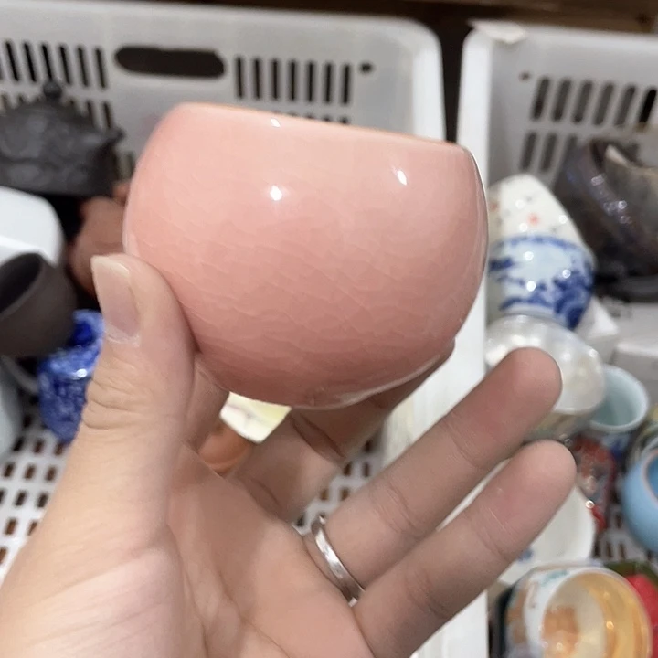 陶瓷茶具全部清清完回家过年