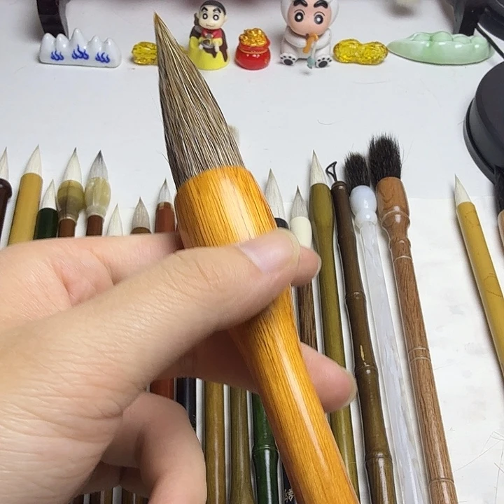 毛笔书法作品斗笔