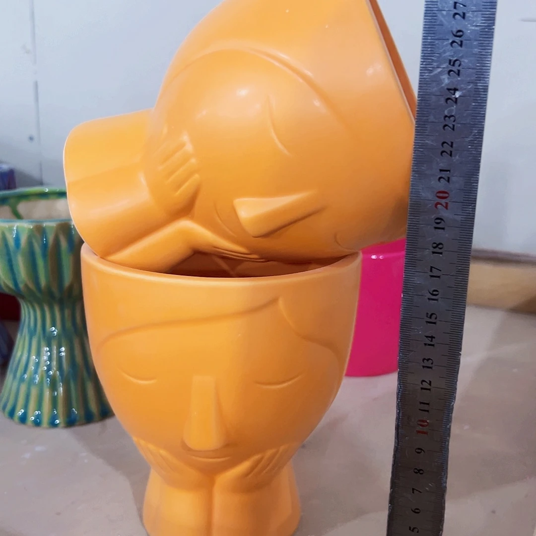 有孔，外贸尾单陶瓷花盆凑单10米包邮