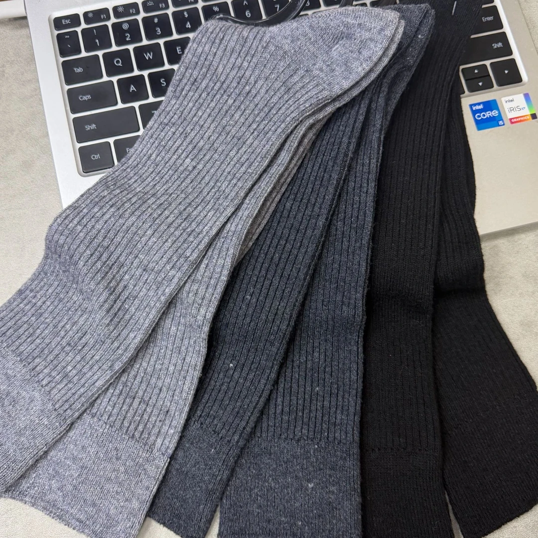 #昊涵HAOHAN#秋冬羊毛长筒袜