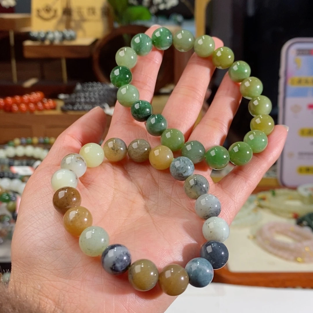 和田玉手串多样性拍一发一未镶嵌