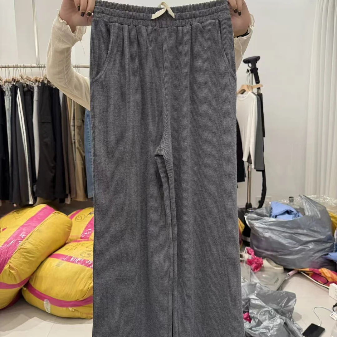 【慧姐韩国正品】25秋冬J绑带松紧腰卫裤17754910/N0退N0换