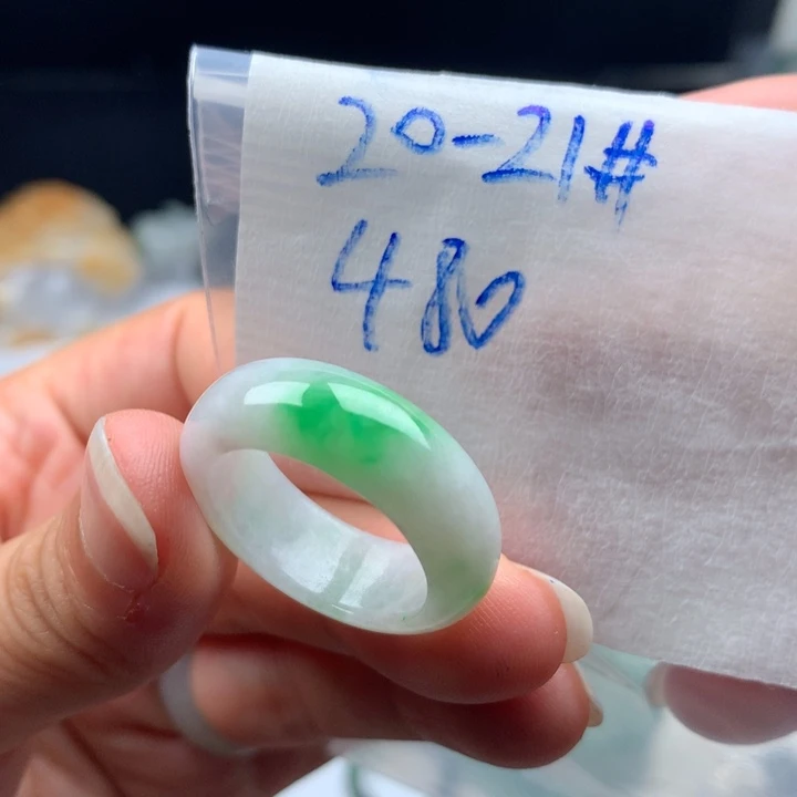 未镶嵌戒指翡翠戒圈