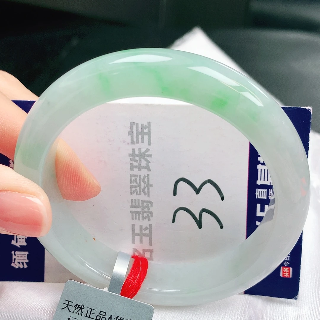 翡翠未镶嵌手镯缅甸天然a货翡翠手镯