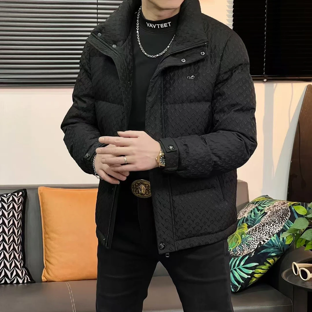 欧品男士秋冬新款个性潮流外套时尚潮流百搭休闲男外套 6613