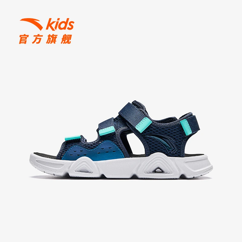 anta kids/安踏儿童欧若动感风男大童夏季运动凉鞋软底沙滩鞋透气