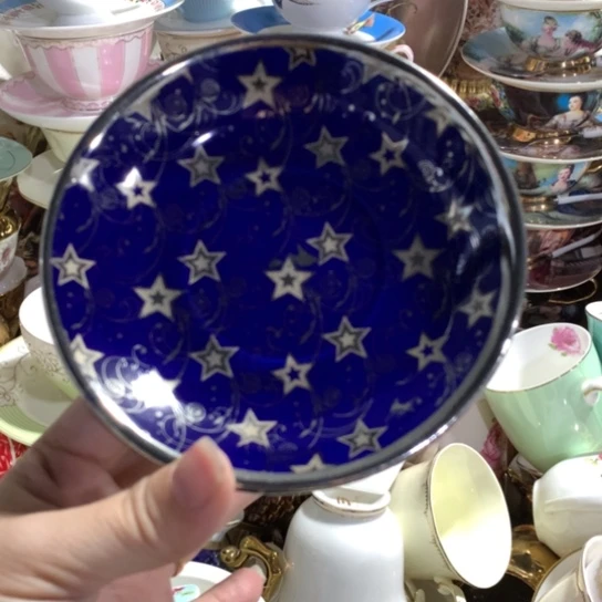 瓷片微瑕陶瓷处理介意请慎拍12.5厘米