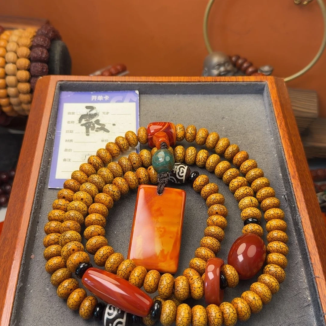 吊坠星月菩提脖挂