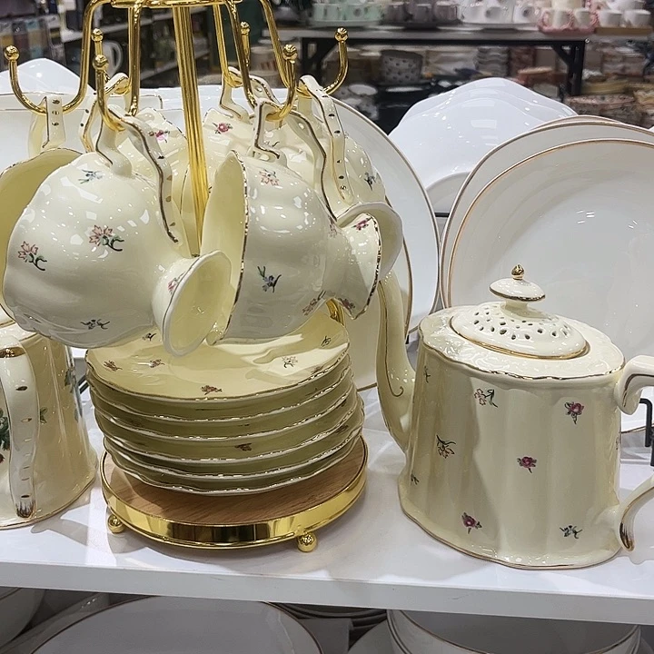 陶瓷2壶12杯2架1111