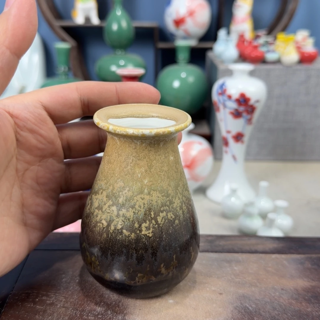 陶瓷手工小花器摆件