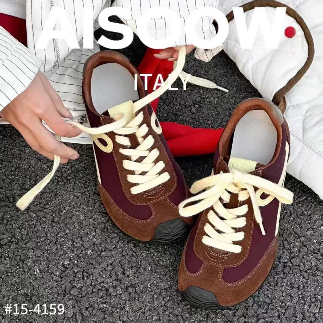 时尚透气阿甘鞋60春季休闲鞋低帮时尚休闲鞋复古运动鞋ins欧若风