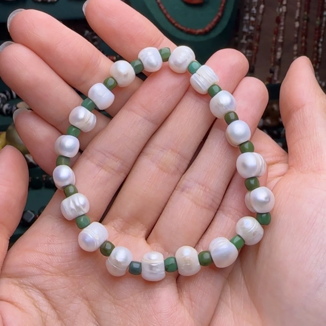 未镶嵌单淡水珍珠单