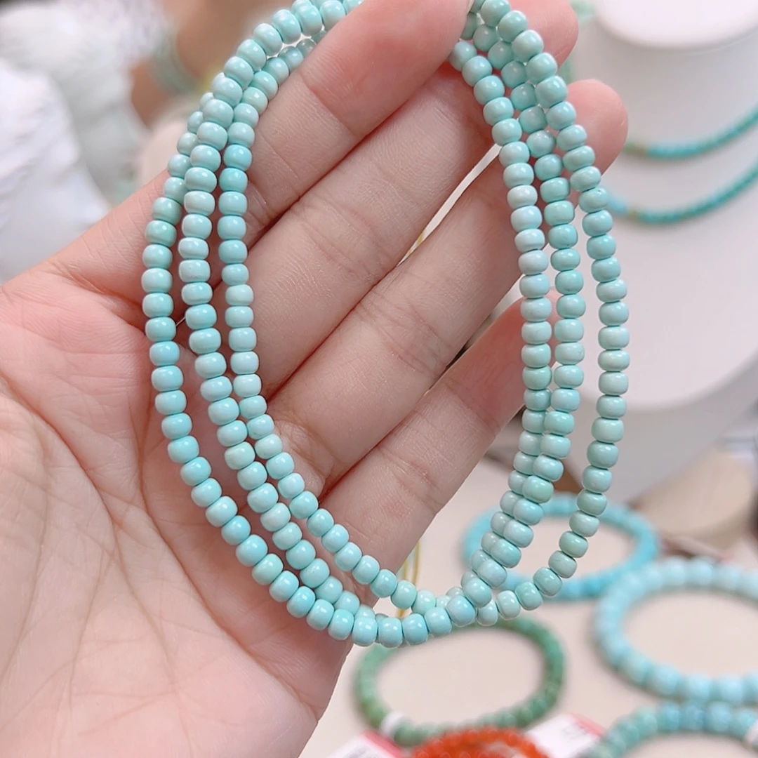 绿松石未镶嵌福利款天空蓝卡4