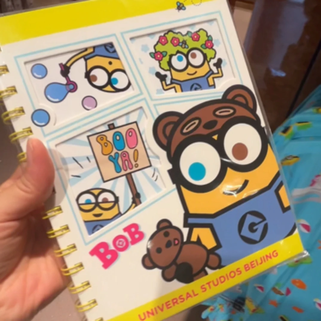 环球影城正品周边代购小黄人笔记本