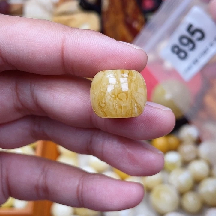 蜜蜡未镶嵌珠宝奇石17虎皮